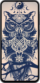 Силиконовый чехол Узорчатая сова для Samsung Galaxy A36 - 4000u-3836 изображение 