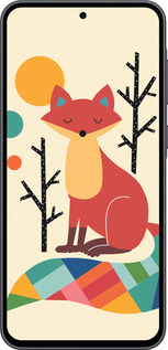 Силиконовый чехол Rainbow fox для Samsung Galaxy A36 - 4010u-3836 изображение 