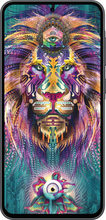 Силіконовий чехол Люмінесцентний лев для Samsung Galaxy A36 - 4037u-3836 изображение 