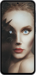 Силиконовый чехол Взгляд женщины и кошки для Samsung Galaxy A36 - 4041u-3836 изображение 