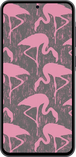 Силіконовий чехол Vintage-Flamingos для Samsung Galaxy A36 - 4171u-3836 изображение 