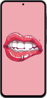 Силиконовый чехол Sexy lips для Samsung Galaxy A36 - 4174u-3836 изображение 