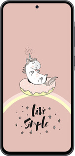 Силіконовий чехол Єдиноріжка в пончику  для Samsung Galaxy A36 - 4282u-3836 изображение 