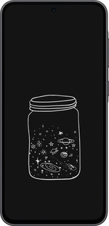 Силиконовый чехол Космос в банке для Samsung Galaxy A36 - 4297u-3836 изображение 