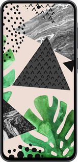 Силиконовый чехол Монстера для Samsung Galaxy A36 - 4304u-3836 изображение 