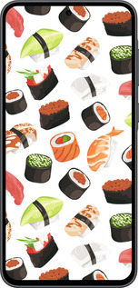 Силиконовый чехол Суши для Samsung Galaxy A36 - 4404u-3836 изображение 