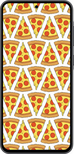Силиконовый чехол Пицца для Samsung Galaxy A36 - 4408u-3836 изображение 
