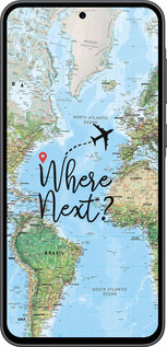 Силиконовый чехол Путешествие для Samsung Galaxy A36 - 4503u-3836 изображение 