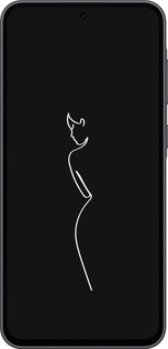 Силиконовый чехол Силуэт1 для Samsung Galaxy A36 - 4590u-3836 изображение 