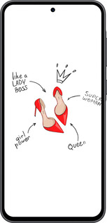 Силиконовый чехол Женщина для Samsung Galaxy A36 - 4599u-3836 изображение 