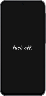 Силіконовий чехол Fuck off для Samsung Galaxy A36 - 4731u-3836 изображение 