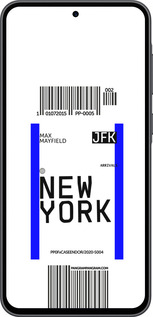 Силіконовий чехол New York для Samsung Galaxy A36 - 4861u-3836 изображение 