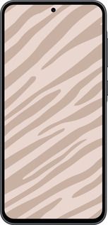 Силиконовый чехол Зебра беж для Samsung Galaxy A36 - 4875u-3836 изображение 