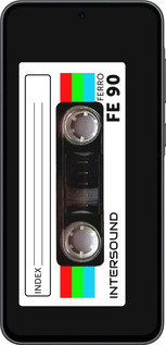 Силиконовый чехол Кассета с90 для Samsung Galaxy A36 - 4894u-3836 изображение 