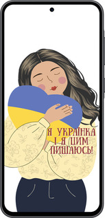 Силіконовий чехол Українка v2 для Samsung Galaxy A36 - 5264u-3836 изображение 