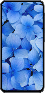 Силиконовый чехол Синие цветы для Samsung Galaxy A36 - 526u-3836 изображение 