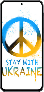 Силиконовый чехол Stay with Ukraine v2 для Samsung Galaxy A36 - 5310u-3836 изображение 
