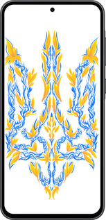 Силиконовый чехол Герб Украины v3 для Samsung Galaxy A36 - 5313u-3836 изображение 