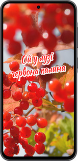 Силіконовий чехол Калина для Samsung Galaxy A36 - 5454u-3836 изображение 