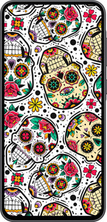 Силиконовый чехол Черепа для Samsung Galaxy A36 - 5471u-3836 изображение 