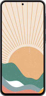 Силиконовый чехол Горы и солнце v2 для Samsung Galaxy A36 - 5488u-3836 изображение 