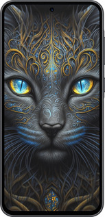 Силиконовый чехол Кошка для Samsung Galaxy A36 - 5548u-3836 изображение 