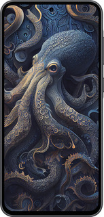 Силиконовый чехол Осьминог для Samsung Galaxy A36 - 5551u-3836 изображение 