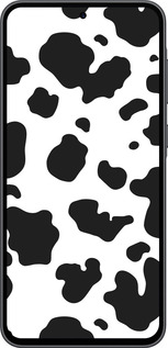 Силиконовый чехол Шкура коровы для Samsung Galaxy A36 - 5576u-3836 изображение 