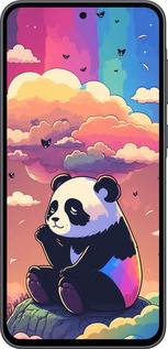 Силіконовий чехол Панда в хмарах для Samsung Galaxy A36 - 5585u-3836 изображение 