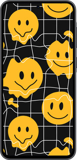 Силіконовий чехол Смайли v3 для Samsung Galaxy A36 - 5623u-3836 изображение 