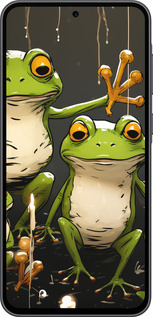 Силиконовый чехол Жабки 2 для Samsung Galaxy A36 - 5657u-3836 изображение 