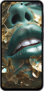 Силиконовый чехол Губы 2 для Samsung Galaxy A36 - 5667u-3836 изображение 