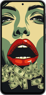 Силіконовий чехол Великі гроші 2 для Samsung Galaxy A36 - 5668u-3836 изображение 