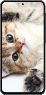 Силиконовый чехол Котик для Samsung Galaxy A36 - 6024u-3836 изображение 