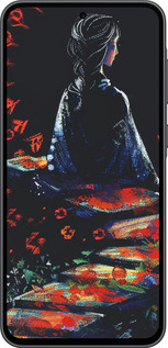 Силиконовый чехол Мечтательная девушка для Samsung Galaxy A36 - 6042u-3836 изображение 