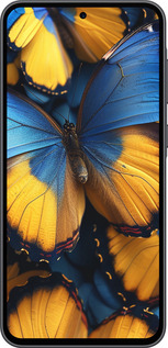 Силіконовий чехол Жовто-блакитні метелики для Samsung Galaxy A36 - 6046u-3836 изображение 