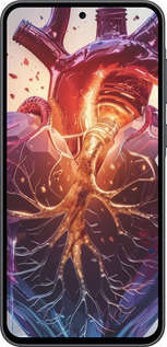 Силіконовий чехол Crystal Heart для Samsung Galaxy A36 - 6070u-3836 изображение 