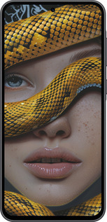 Силиконовый чехол Объятия змеи для Samsung Galaxy A36 - 6081u-3836 изображение 