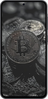 Силиконовый чехол Black Bitcoin для Samsung Galaxy A36 - 6090u-3836 изображение 
