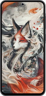 Силиконовый чехол Дух кицунэ' для Samsung Galaxy A36 - 6107u-3836 изображение 