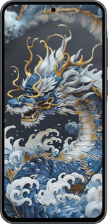 Силиконовый чехол Водяной дракон для Samsung Galaxy A36 - 6113u-3836 изображение 