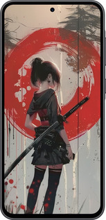 Силиконовый чехол Сумерки воина: Танец с катаной для Samsung Galaxy A36 - 6123u-3836 изображение 