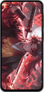 Силиконовый чехол Аниме воин для Samsung Galaxy A36 - 6281u-3836 изображение 