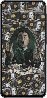 Силіконовий чехол Волк с валл стрит для Samsung Galaxy A36 - 6287u-3836 изображение 