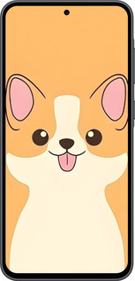 Силиконовый чехол Милый пес для Samsung Galaxy A36 - 6296u-3836 изображение 