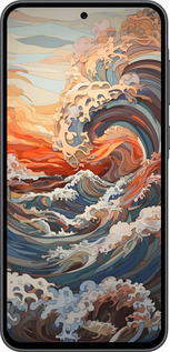 Силиконовый чехол Арт волны для Samsung Galaxy A36 - 6324u-3836 изображение 