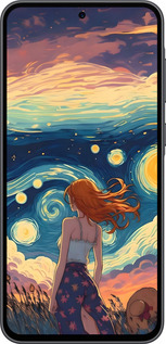 Силиконовый чехол Девушка Арт для Samsung Galaxy A36 - 6325u-3836 изображение 