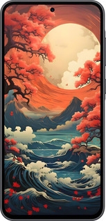 Силиконовый чехол Природа японии для Samsung Galaxy A36 - 6327u-3836 изображение 