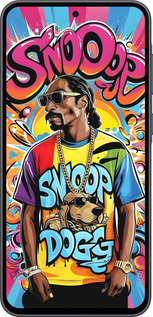 Силиконовый чехол Снуп дог для Samsung Galaxy A36 - 6348u-3836 изображение 