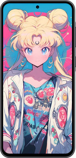 Силиконовый чехол Сейлор Мун 2 для Samsung Galaxy A36 - 6351u-3836 изображение 